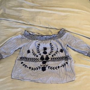 Women’s off the shoulder top